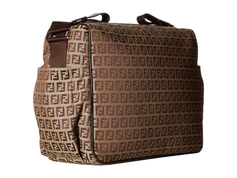 fendi brown baby diaper bag|Fendi nappy bag.